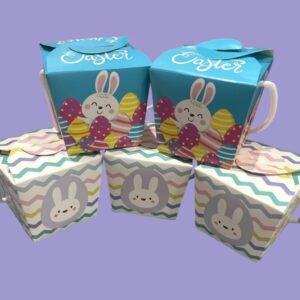 Easter boxes with eggs