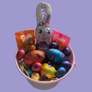 Easter buckets with big eggs